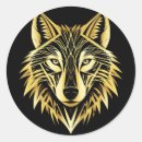Search for wolf illustration stickers Abstract