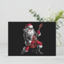 Search for rock and roll christmas cards Santa