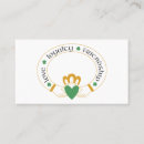Search for irish business cards Shamrock