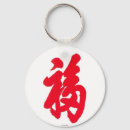 Search for chinese character key rings Luck