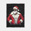Search for african american santa claus blankets Merry christmas