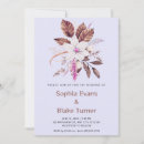 Search for lavender and brown wedding invitations Floral