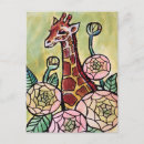 Search for giraffe postcards Pink