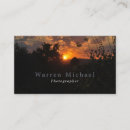 Search for sunset business cards Photography
