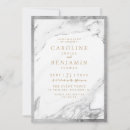Search for faux silver wedding invitations Chic
