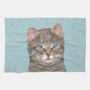 Search for grey cat tea towels Cute