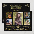 Search for nursing degree invitations Black and gold