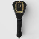 Search for black and gold golf head covers Elegant