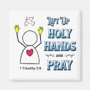Search for praying hands magnets Bible