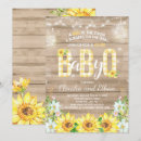 Search for bbq shower invitations Sunflowers