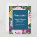 Search for yellow quinceanera invitations Purple
