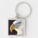 Search for bald eagle key rings Portrait