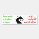 Search for fairytale bumper stickers Dragon