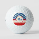 Search for red white and blue golf balls Usa
