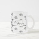 Search for black and white geometric mugs Monogrammed