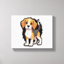 Search for beagle dog canvas prints Weimaraner