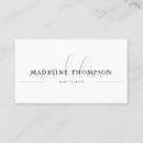 Search for violet business cards Feminine girly