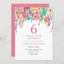 Search for pastel birthday invitations Flowers