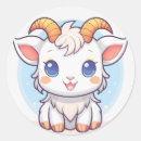 Search for cute goat stickers Cartoon