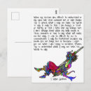 Search for autism vertical postcards Rainbow
