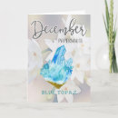 Search for december birthday cards Blue topaz