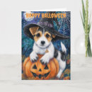 Search for dog halloween cards Pumpkin