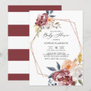 Search for marsala baby shower invitations Rustic