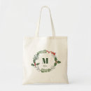 Search for holiday tote bags Initial