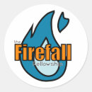Search for flames round stickers Church