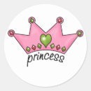 Search for pink princess tiara stickers Girl