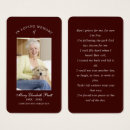 Search for poems for prayer cards Bereavement
