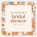 Search for square bridal shower stickers Retro