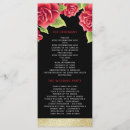 Search for red and gold wedding programmes Chic