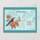 Search for world map postcards Blue