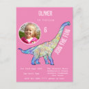 Search for pink dinosaur invitations Girl