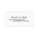 Search for response card return address labels Bride