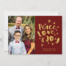 Search for peace and love christmas cards Elegant