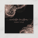 Search for black and rose gold business cards Abstract