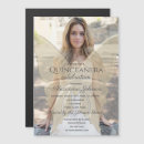 Search for magnetic quinceanera invitations Modern