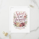 Search for school teacher invitations School's out forever