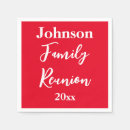 Search for family reunion napkins Script