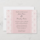 Search for pink damask wedding invitations Simple