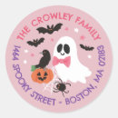 Search for kids address stickers Pink