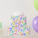 Search for letter wrapping paper Bright