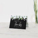 Search for black silver thank you cards calligraphy