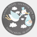 Search for new baby boy announcement stickers Stork