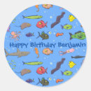 Search for sea creatures stickers Fish