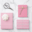 Search for pink and white polka dots wrapping paper Pattern