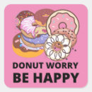 Search for funny food jokes stickers Doughnut