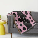 Search for cow print blankets Farm animal